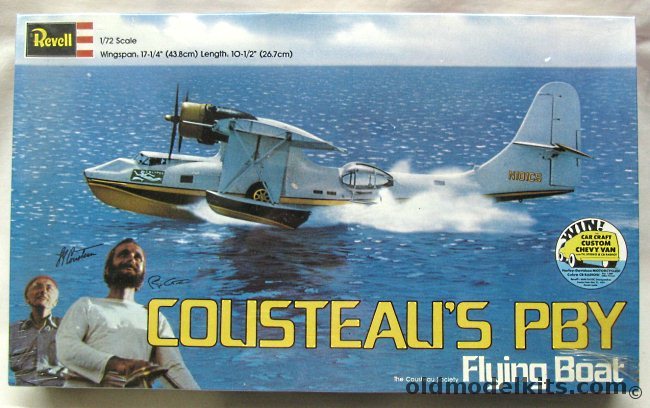 Revell 1/72 Cousteau's (Calypso) PBY Catalina Flying Boat, H576 plastic model kit